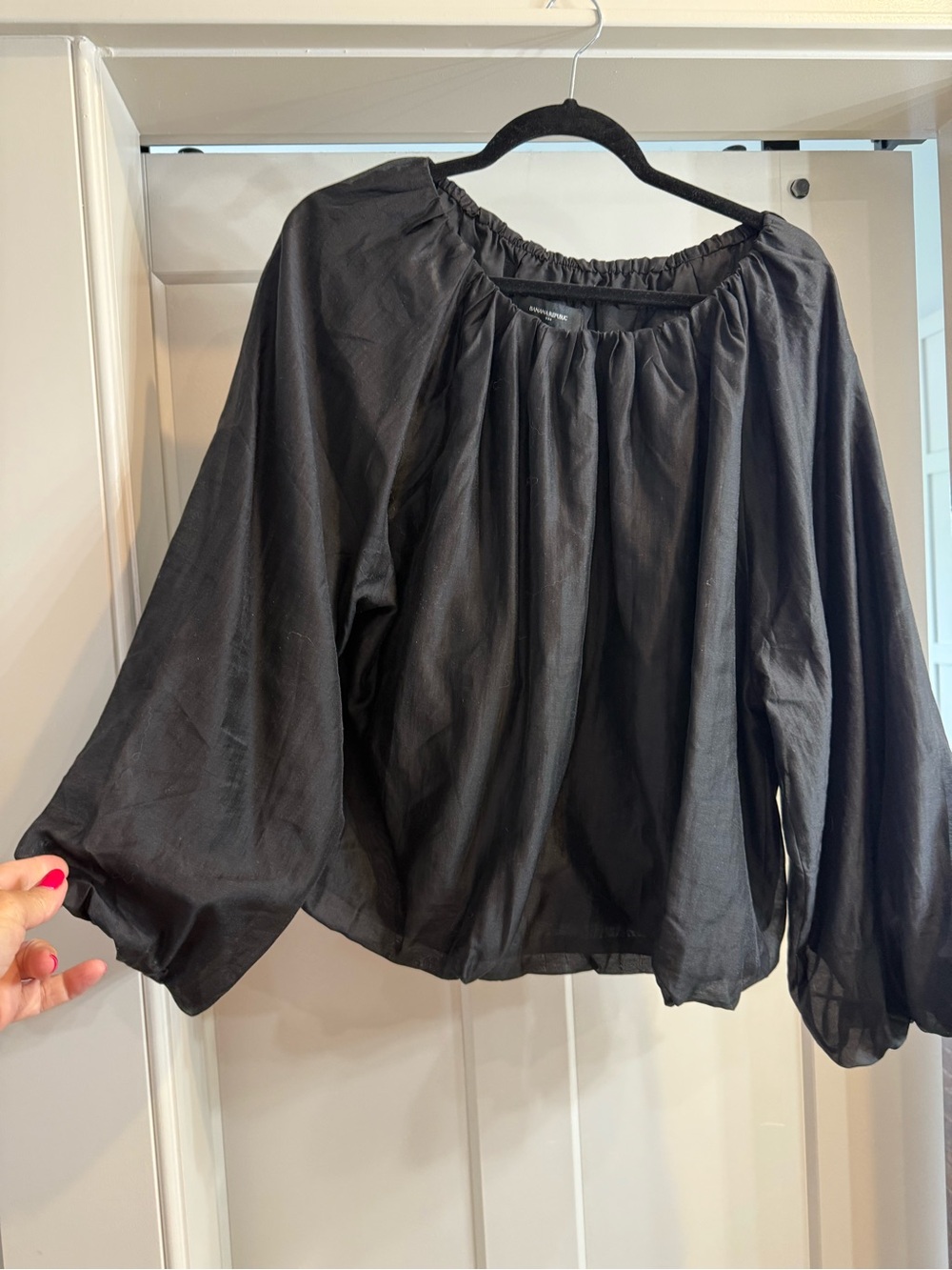 Banana republic lined chiffon blouse